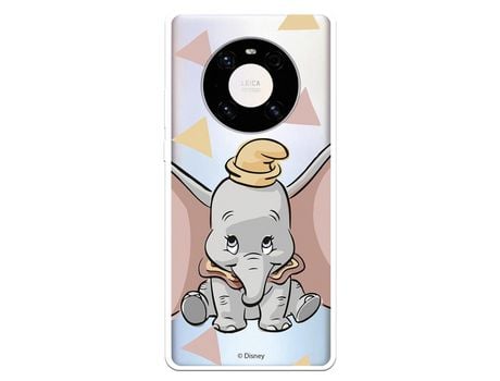 Funda para Huawei Mate 40 Pro Oficial de Disney Dumbo Silueta Transparente - Dumbo