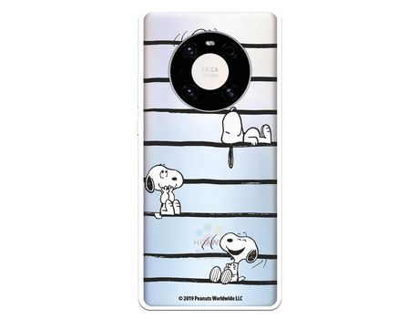 Funda para Huawei Mate 40 Pro Oficial de Peanuts Snoopy rayas - Snoopy