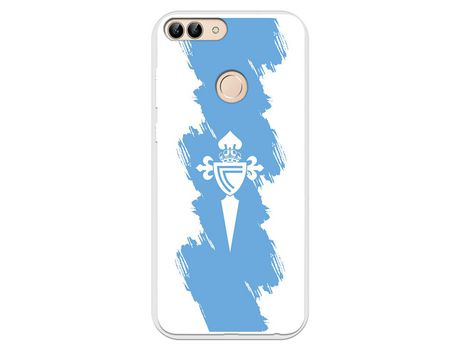 Funda para Huawei P Smart del Celta Escudo Trazo azul - Licencia Oficial RC Celta