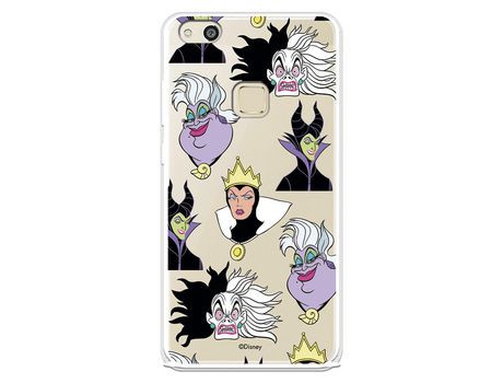 Funda para Huawei P10 Lite Oficial de Disney Villanas Patrón