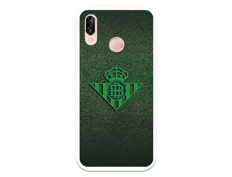 Funda para Huawei P20 Lite del Betis Escudo Verde Fondo trama - Licencia Oficial