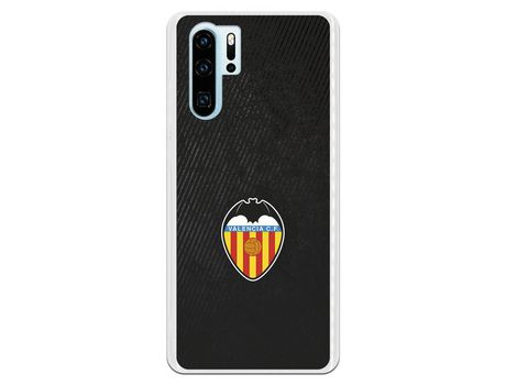 Funda para Huawei P30 Pro del Valencia Franjas Negras - Licencia Oficial Valencia CF