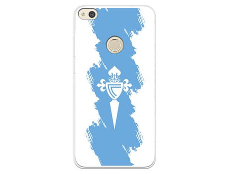 Funda para Huawei P8 Lite 2017 del Celta Escudo Trazo azul - Licencia Oficial RC Celta