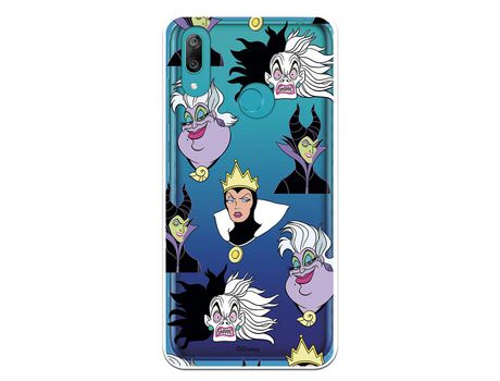 Funda para Huawei Y7 2019 Oficial de Disney Villanas Patrón