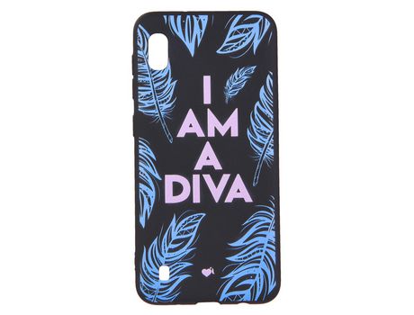 Funda I'm a Diva silicona negra para iPhone 7 Plus - Oficial de La Vecina Rubia