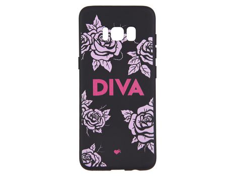 Funda Diva Silicona Negra para Samsung Galaxy S8 - Oficial de La Vecina Rubia