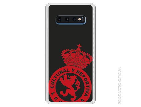 Funda Oficial Cultural y Deportiva Leonesa Escudo monocromo para Samsung Galaxy S10 Plus