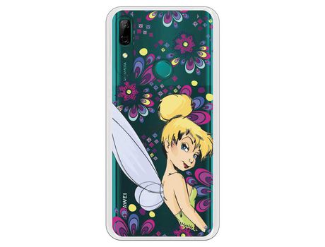 Funda Oficial Disney Campanilla Flores Transparente para Huawei P Smart Z - Peter Pan