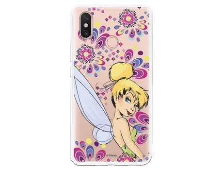 Funda Oficial Disney Campanilla Flores Transparente para Xiaomi Mi Max 3 - Peter Pan