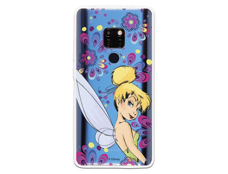 Funda Oficial Disney Campanilla Flores Transparente para Huawei Mate 20 - Peter Pan