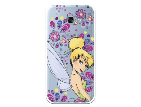 Funda Oficial Disney Campanilla Flores Transparente para Samsung Galaxy A5 2017 - Peter Pan