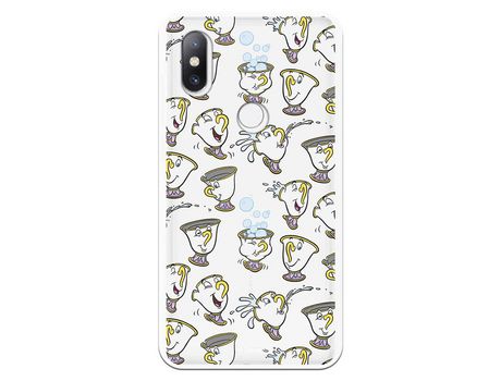 Funda Oficial Disney Chip Potts Siluetas Transparente para Xiaomi Mi Mix 2S