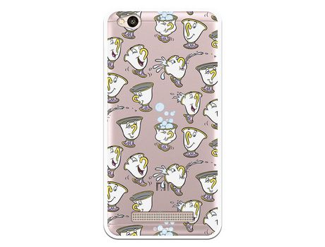 Funda Oficial Disney Chip Potts Siluetas Transparente para Xiaomi Redmi 4A
