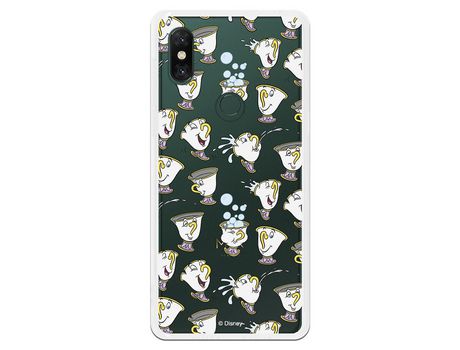 Funda Oficial Disney Chip Potts Siluetas Transparente para Xiaomi Mi Mix 3