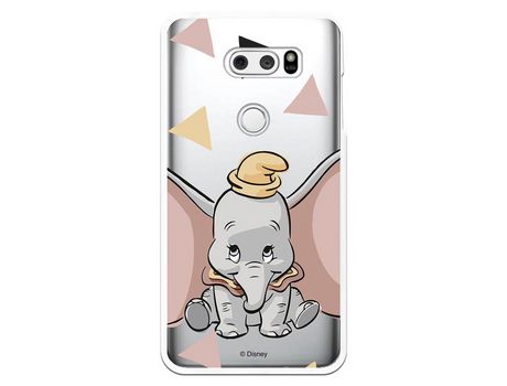 Funda Oficial Disney Dumbo silueta transparente para LG V30