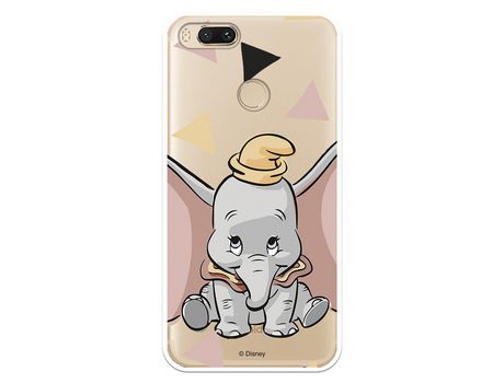 Funda Oficial Disney Dumbo silueta transparente para Xiaomi Mi A1