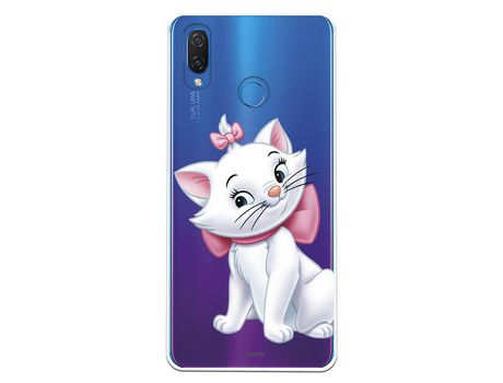 Funda Oficial Disney Marie Silueta transparente para Huawei P Smart Plus - Los Aristogatos