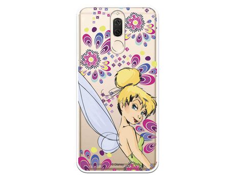 Funda Oficial Disney Campanilla Flores Transparente para Huawei Mate 10 Lite - Peter Pan