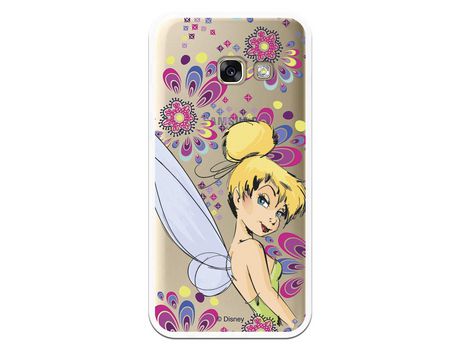 Funda Oficial Disney Campanilla Flores Transparente para Samsung Galaxy A3 2017 - Peter Pan