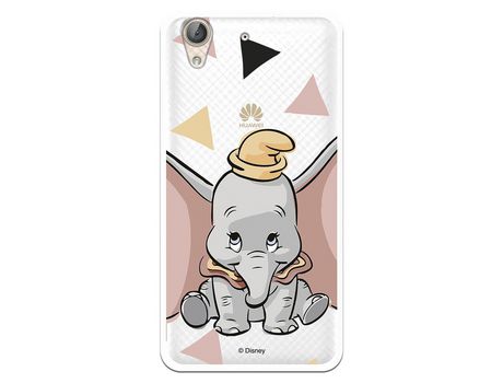 Funda Oficial Disney Dumbo silueta transparente para Huawei Y6 II