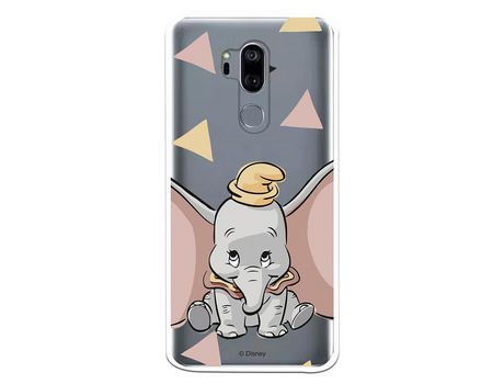 Funda Oficial Disney Dumbo silueta transparente para LG G7