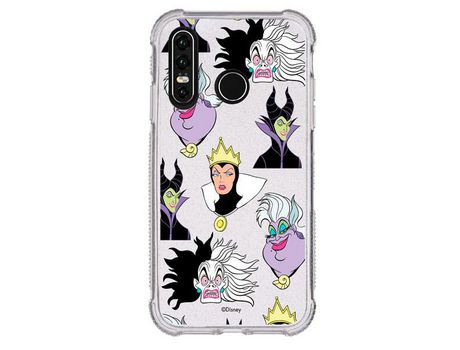 Funda Brillantina para Huawei P30 Lite Oficial de Disney Villanas
