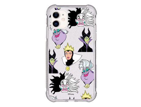 Funda Brillantina para iPhone 11 Oficial de Disney Villanas