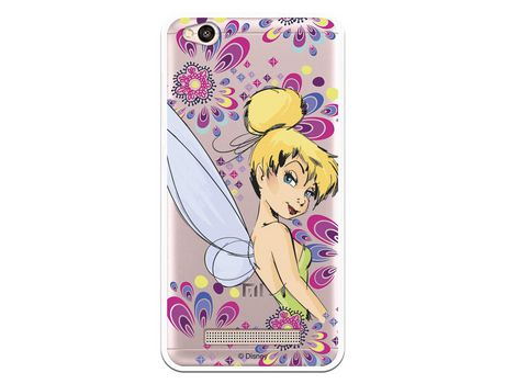 Funda Oficial Disney Campanilla Flores Transparente para Xiaomi Redmi 4A - Peter Pan