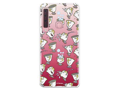 Funda Oficial Disney Chip Potts Siluetas Transparente para Samsung Galaxy A9 2018