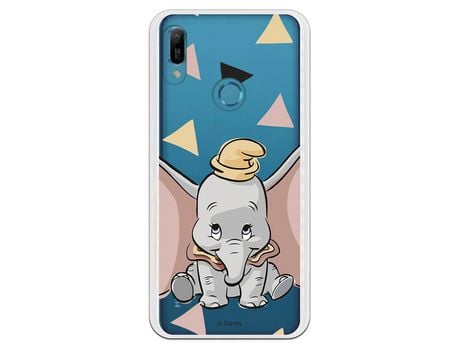 Funda Oficial Disney Dumbo silueta transparente para Huawei Y6 2019