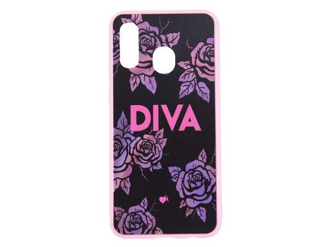 Funda Diva Borde Rosa para Samsung Galaxy A20e - Oficial de La Vecina Rubia