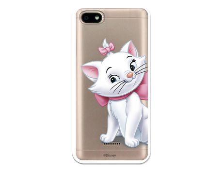Funda Oficial Disney Marie Silueta transparente para Xiaomi Redmi 6A - Los Aristogatos