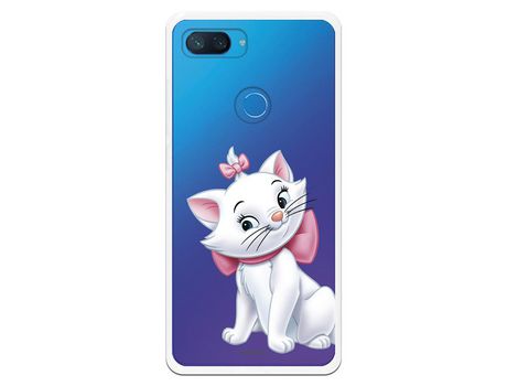 Funda Oficial Disney Marie Silueta transparente para Xiaomi Mi 8 Lite - Los Aristogatos