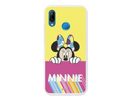Funda Oficial Disney Minnie, Pink Yellow Huawei P20 Lite