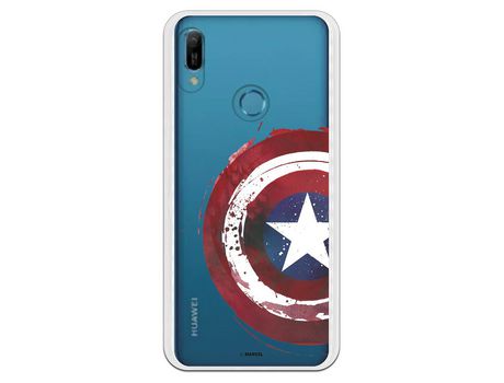 Funda Oficial Escudo Capitan America para Huawei Y6 2019
