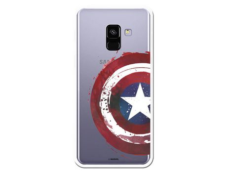 Funda Oficial Escudo Capitan America para Samsung Galaxy A8 2018