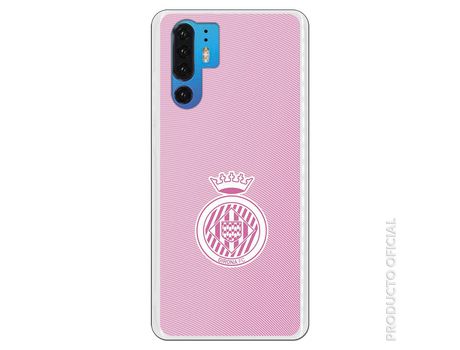 Funda Oficial Girona FC Escudo Rosa para Huawei P30 Pro