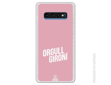 Funda Oficial Girona FC Orgull Gironi rosa para Samsung Galaxy S10 Plus