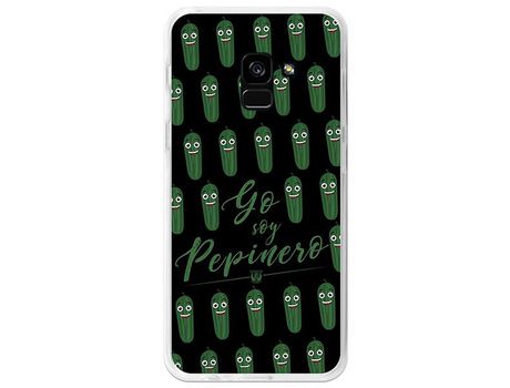 Funda Oficial Leganés yo soy pepinero negra Samsung Galaxy A8 2018