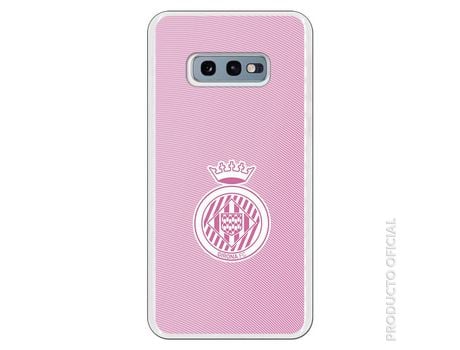 Funda Oficial Girona FC Escudo Rosa para Samsung Galaxy S10e