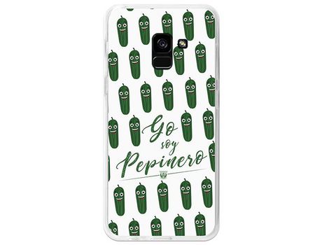 Funda Oficial Leganés yo soy pepinero blanca Samsung Galaxy A8 2018