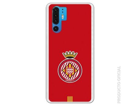 Funda Oficial Girona FC Escudo Equi roja para Huawei P30 Pro