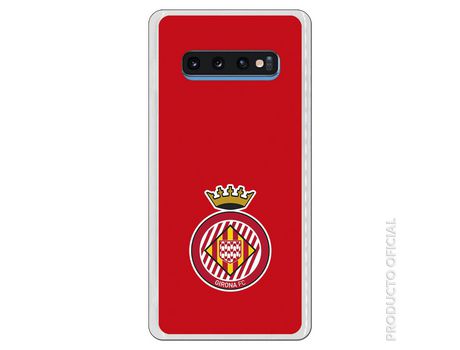 Funda Oficial Girona FC Escudo Equi roja para Samsung Galaxy S10 Plus