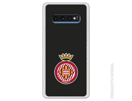 Funda Oficial Girona FC Escudo Equi negra para Samsung Galaxy S10 Plus