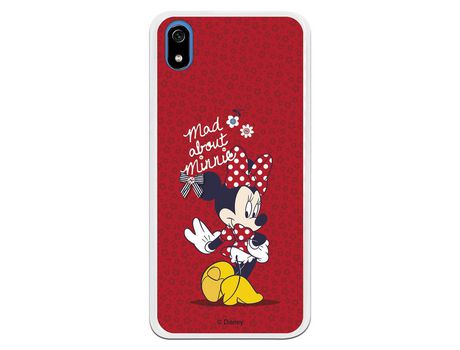 Funda Oficial Minnie Mad About Minnie para Xiaomi Redmi 7A - Mickey y Minnie