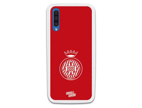 Funda Oficial Girona FC Escudo Equi roja para Samsung Galaxy A70
