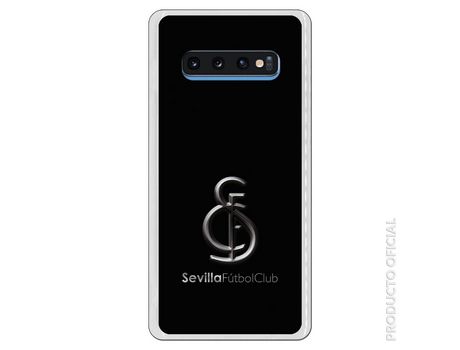 Funda Oficial Sevilha metal fondo Negro para Samsung Galaxy S10 Plus