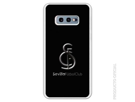 Funda Oficial Sevilla metal fondo negro para Samsung Galaxy S10e