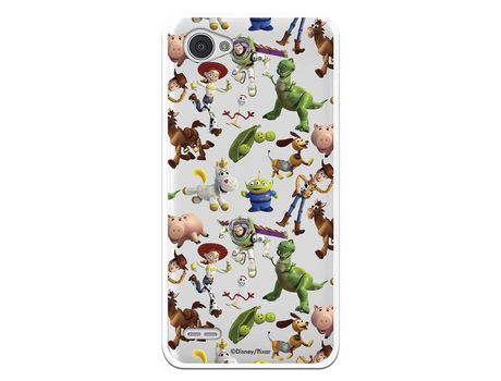 Funda Oficial Disney Toy Story Siluetas Transparente - Toy Story para LG Q6