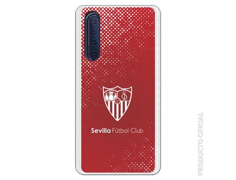 Funda Oficial Sevilha Malha e escudo Blanco sobre fondo Rojo para Huawei P30